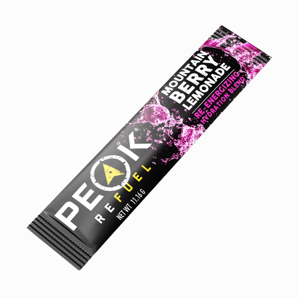 Peak Refuel Mountain Berry Lemonade Re-Energizing Drink Sticks Peak ReFuel