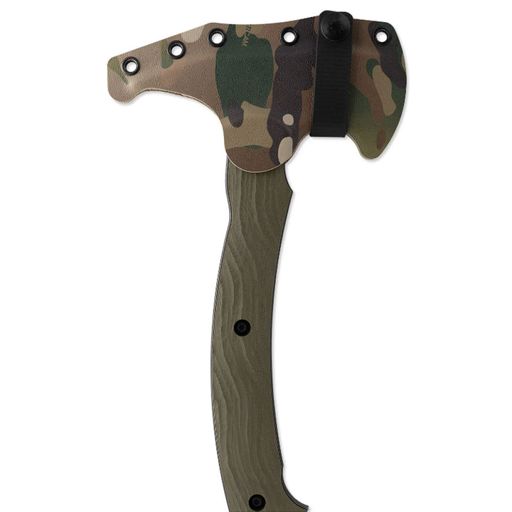 Toor Knives Tomahawk in sheath