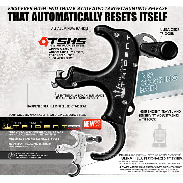 TRU Ball Trident Flex Release Features