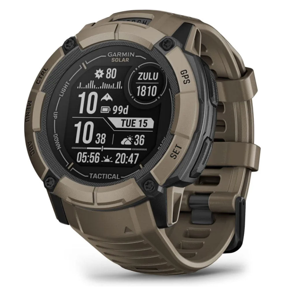 Garmin Instinct 2X Solar Tactical Coyote Tan - Extreme Outfitters
