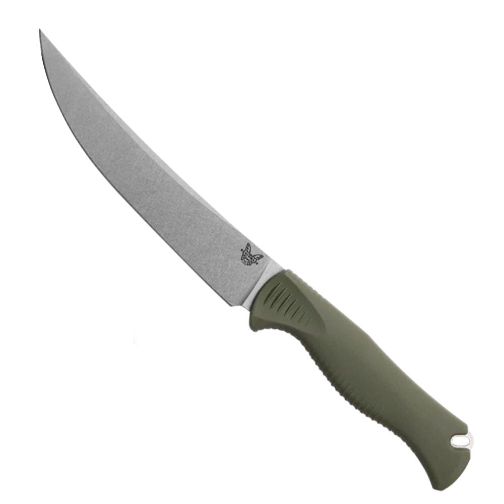 Benchmade 15500-04 Meatcrafter 6" Trailing Poing Dark Olive Santoprene