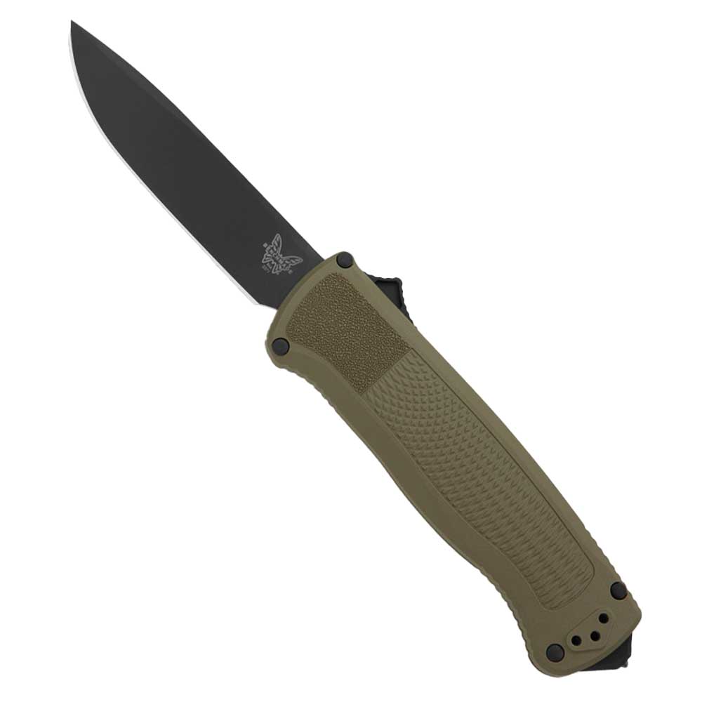 Benchmade Shootout 5371bk-01 Drop Point D/A Auto OTF Knife Green - Extreme Outfitters