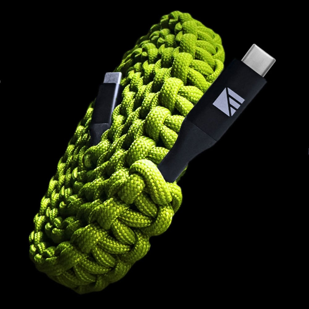 Dark Energy USB C to USB C Cables Green