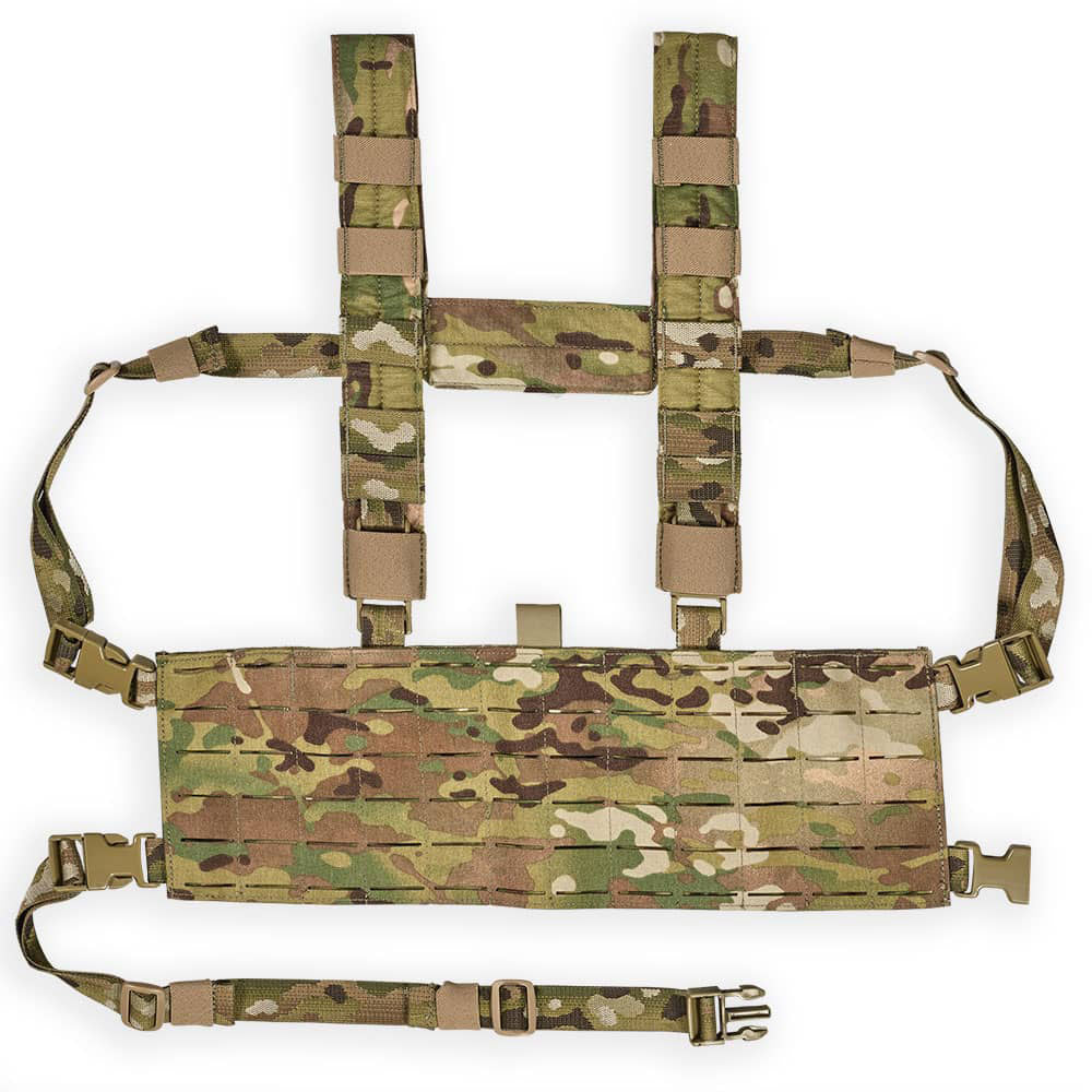 Chase Tactical Laser Cut MOLLE Modular Chest Rig MCR1 Multicam - Extreme Outfitters