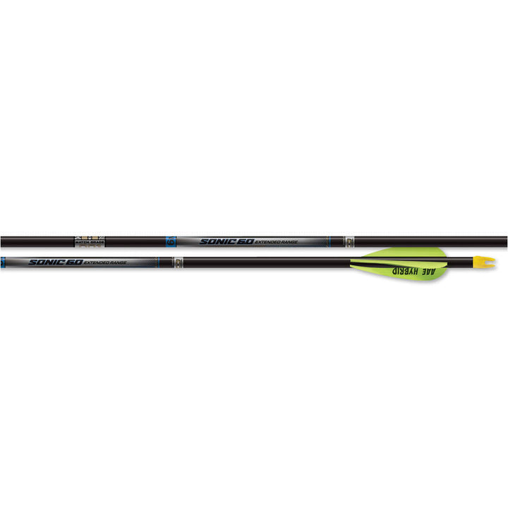 Easton Sonic 6.0 Match Grade Arrows Fletched AAE Hybrid 26 - Extreme Outfitters