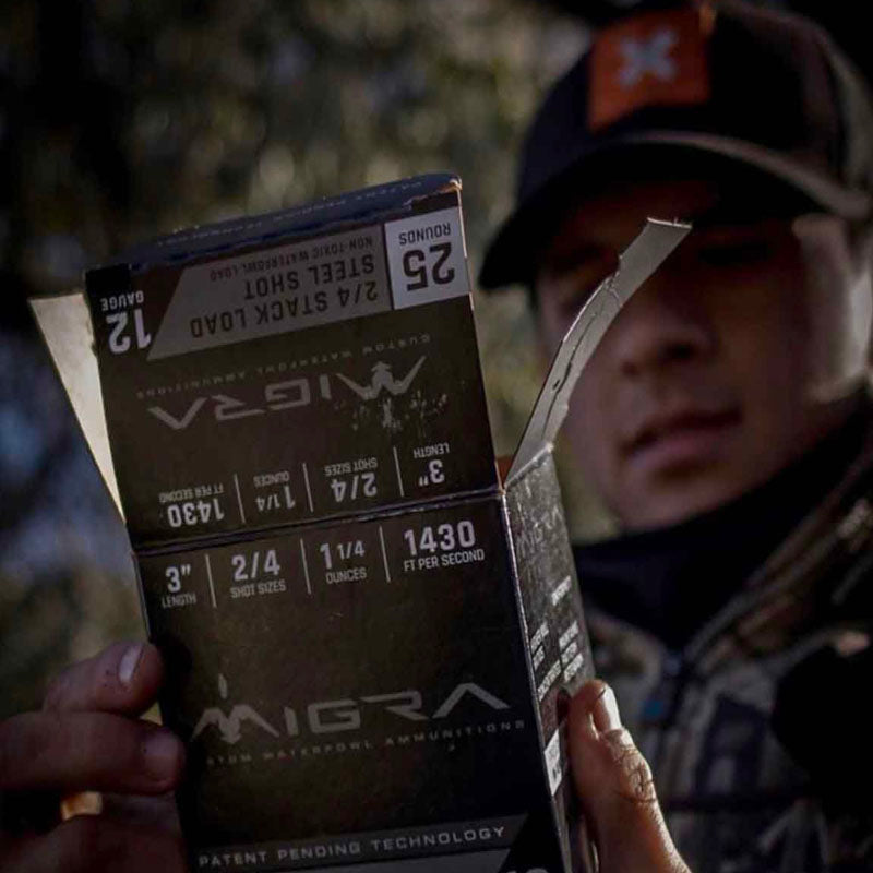 Migra Steel Shot 12ga 3in 2/4 Stack Load Waterfowl Shotgun Shells - Extreme Outfitters