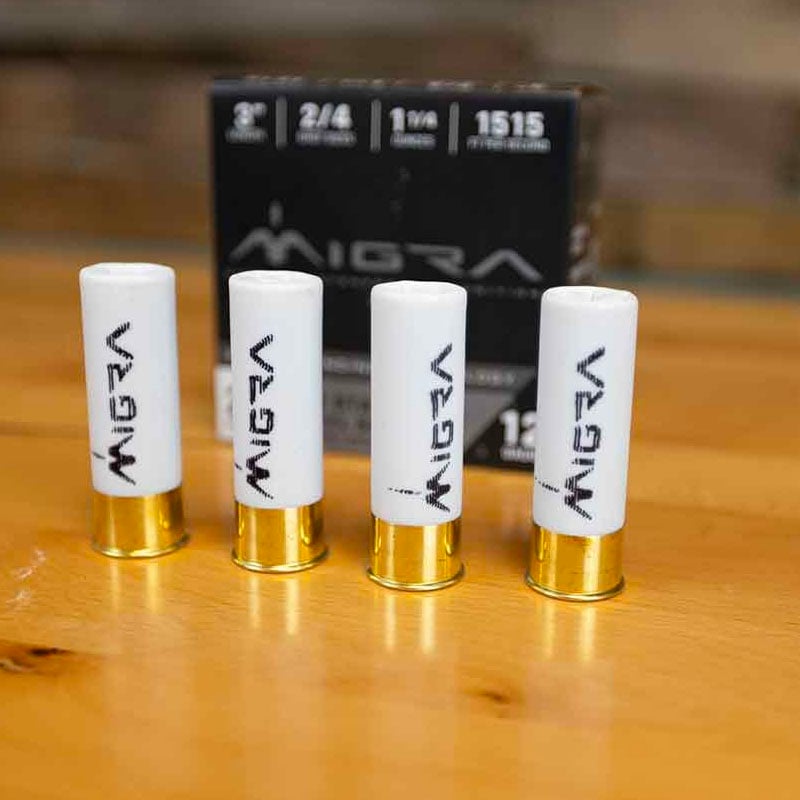 Migra Steel Shot 12ga 3in 2/4 Stack Load Waterfowl Shotgun Shells - Extreme Outfitters