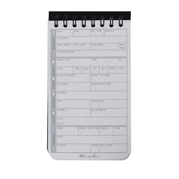 3" X 5" Field Interview Notebook - Extreme Outfitters
