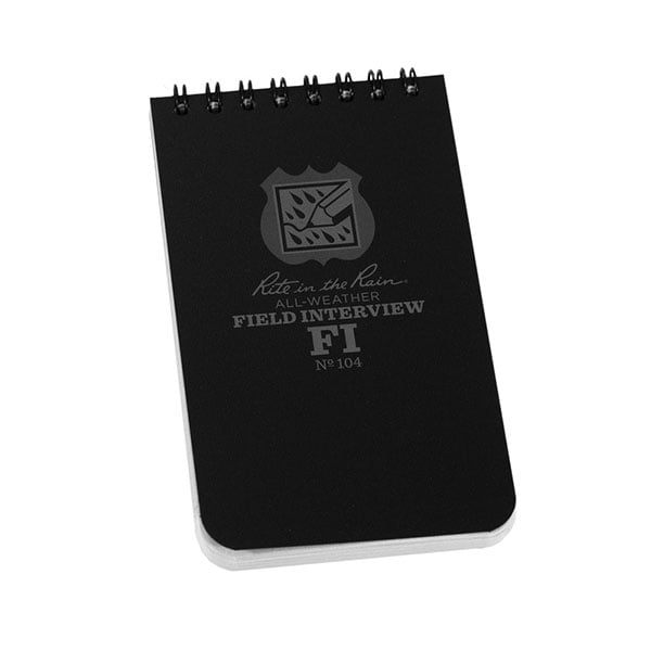 3" X 5" Field Interview Notebook - Extreme Outfitters