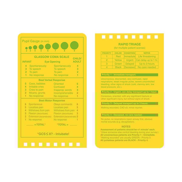 3" X 5" EMS Notebook - Extreme Outfitters