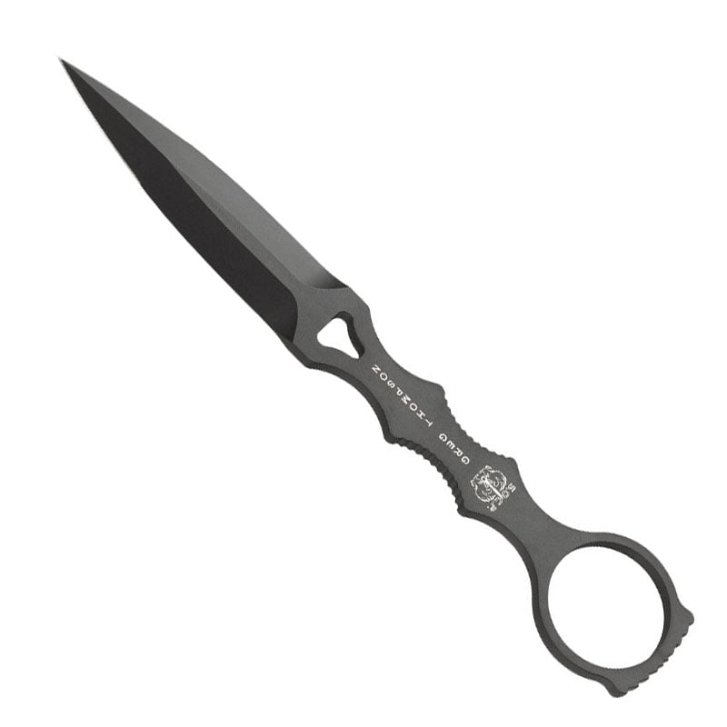 Benchmade 176BK SOCP Dagger Black, Double Edge, Plain, Black Sheath Benchmade