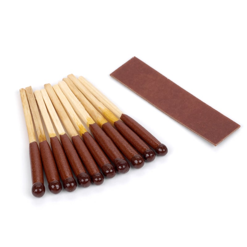 Wind and Waterproof Matches - 10 Pack - Extreme Outfitters