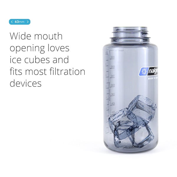 48oz Wide Mouth Silo - Gray Bottle with Blue Cap - Extreme Outfitters