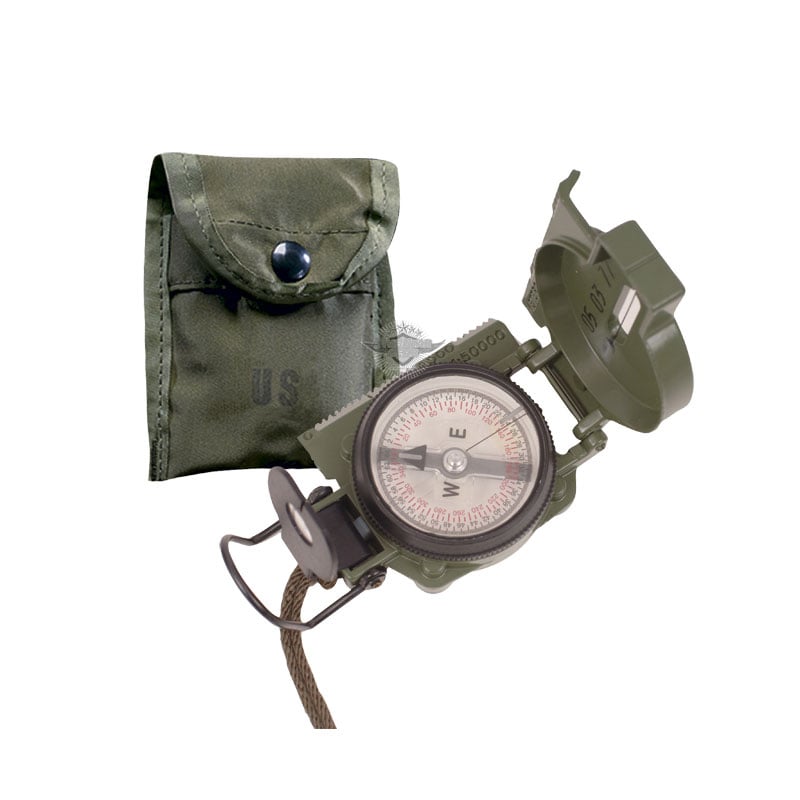 GI Lensatic Compass with Pouch - Extreme Outfitters