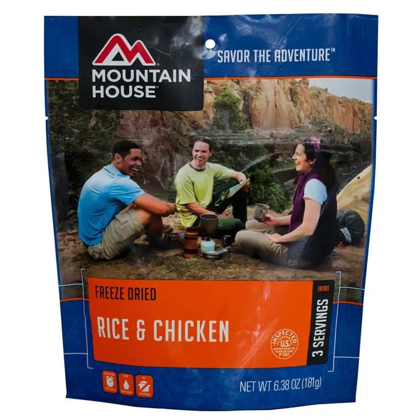 Rice And Chicken Mountain House