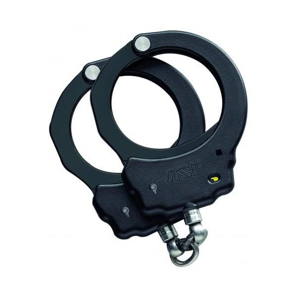 Chain Handcuffs, Aluminum, Black, 1 Pawl (Yellow - Tactical) - Extreme Outfitters