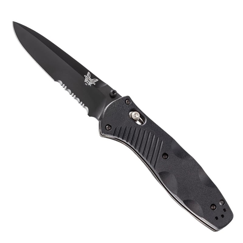 Benchmade Osborne Barrage, Serrated Edge, Black - Extreme Outfitters