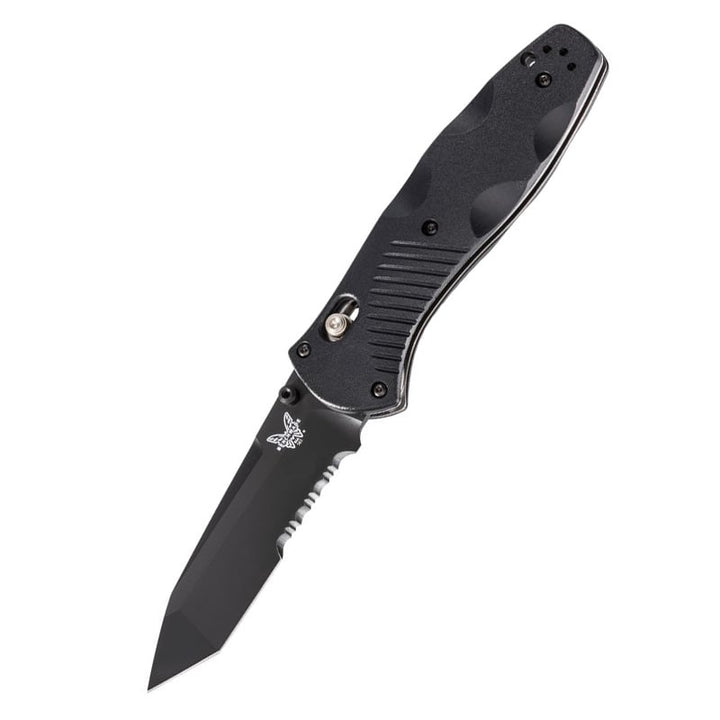 Benchmade Osborne Barrage Tanto, Black Serrated Edge - Extreme Outfitters