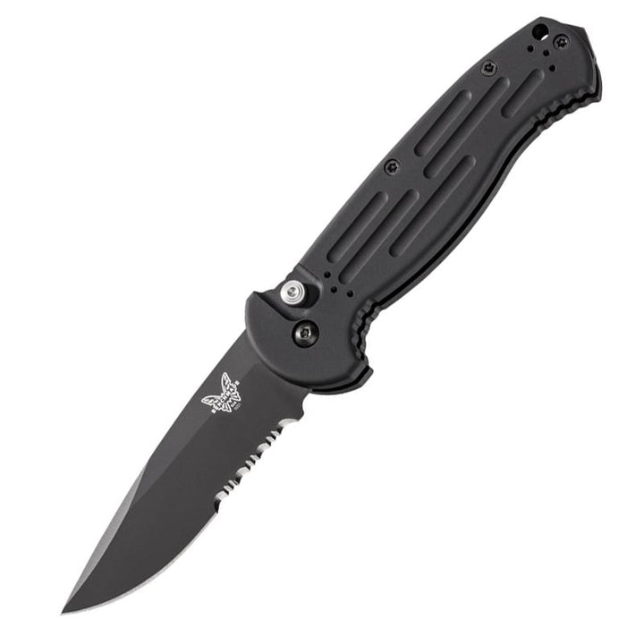 Benchmade AFO II Black Serrated Edge - Extreme Outfitters