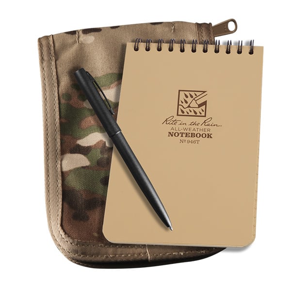 4" X 6" Top Sprial Notebook Kit Multicam - Extreme Outfitters