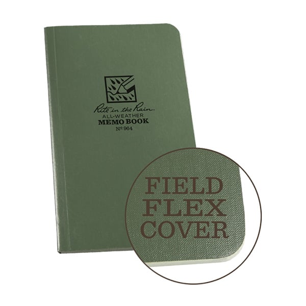 3 1/2" X 6" Tactical Memo Book Olive Drab - Extreme Outfitters