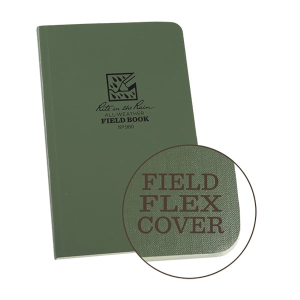 Rite In The Rain 4 5/8" X 7 1/4" Tactical Field Book Olive Drab