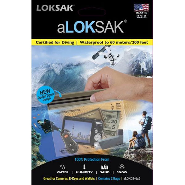 ALOKSAK 6"x6" (2PK) LOKSAK