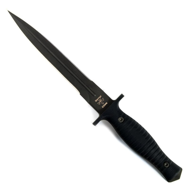 Spartan-George V-14 Dagger - Black Blade - Black Handle - Black Kydex Sheath - Extreme Outfitters