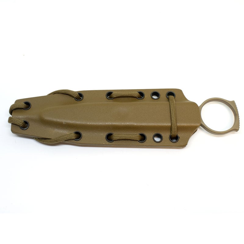 Spartan Blades CQB Tool - FDE with Tan Kydex Sheath - Extreme Outfitters