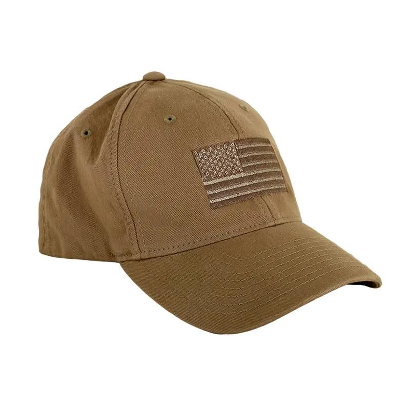 Flex Fit Flag Hat Subdued Khaki Extreme Outfitters