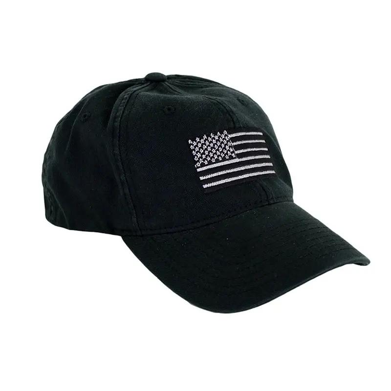 Flex Fit Flag Hat Subdued Black Extreme Outfitters