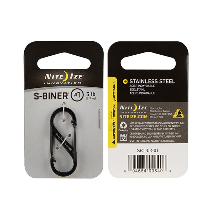 S-Biner #1 - Black - Extreme Outfitters