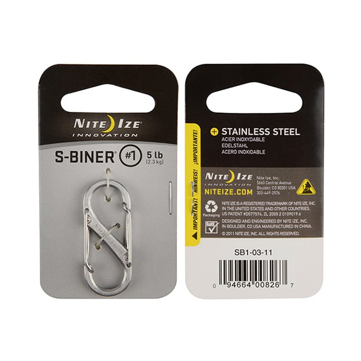 S-Biner #1 - Stainless - Extreme Outfitters