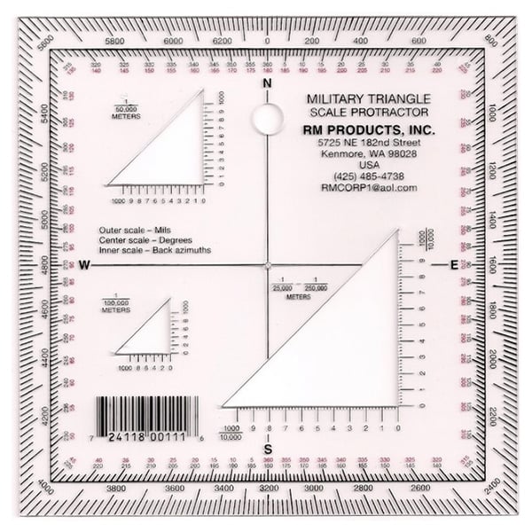 Military Triangle Protractor - Extreme Outfitters