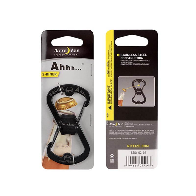 Ahhh S-Biner - Black - Extreme Outfitters