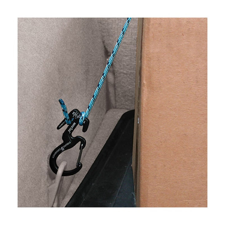 Figure 9 Carabiner Rope Tightener Small - Black - Extreme Outfitters