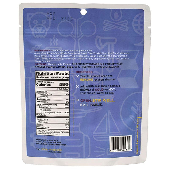 Good To Go Granola -1 Serving - Extreme Outfitters