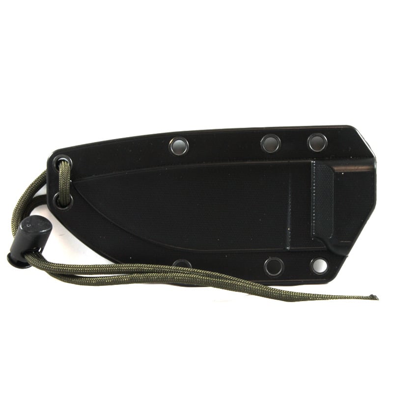 Esee-3MIL - Partial Serrated - Black Blade - Black Sheath with Molle - Extreme Outfitters