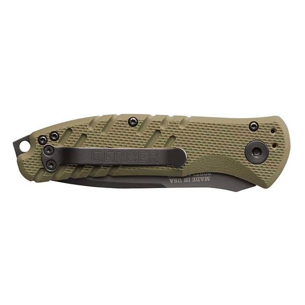 Propel Auto- OD Green, Black Oxide, Plain Edge - Extreme Outfitters