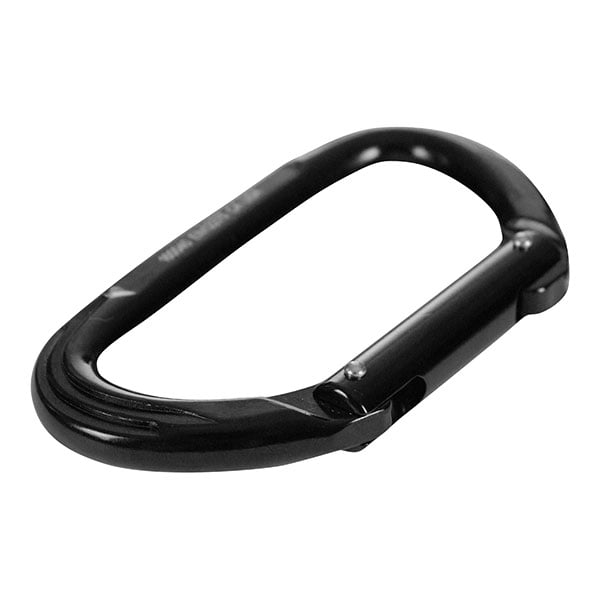 Vapor Straight Gate Nonlocking Carabiner - Black - Extreme Outfitters