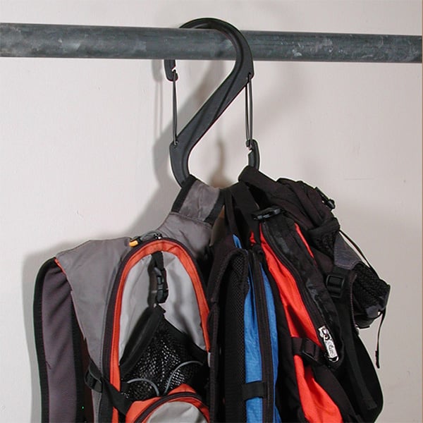 S-Biner Plastic Dual Carabiner #10 -Black/Black - Extreme Outfitters