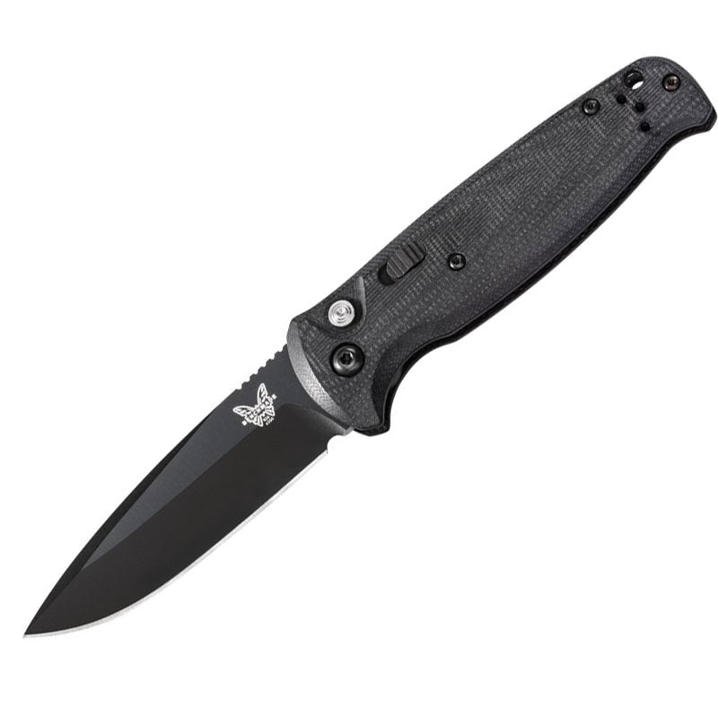 Benchmade 4300BK Composite Lite Auto, Black, Plain Edge - Extreme Outfitters