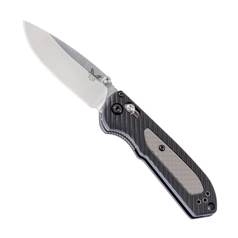 Benchmade 565 Mini Freek Drop Point, Satin Finish, Plain Edge Benchmade