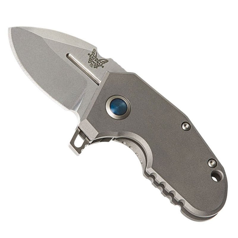 Benchmade 756 Micro Pocket Rocket, Satin Plain Edge, Titanium Handle - Extreme Outfitters