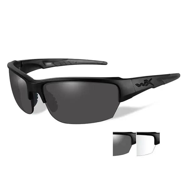 Saint Grey/ Clear/ Matte Black Frame Wiley X