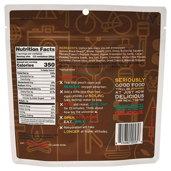 Good To Go Mexican Quinoa Bowl - 2 Servings - Extreme Outfitters