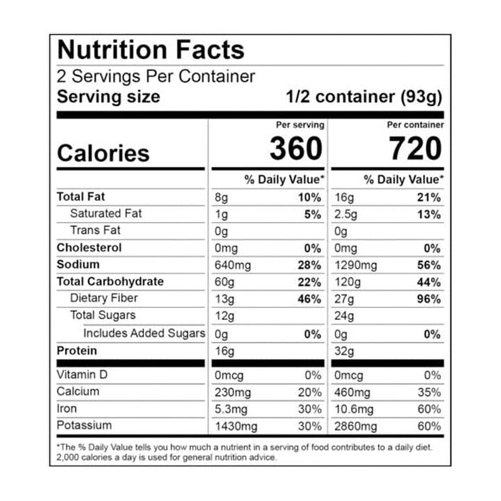 Good To Go Kale and White Bean Stew - 2 Servings - Extreme Outfitters