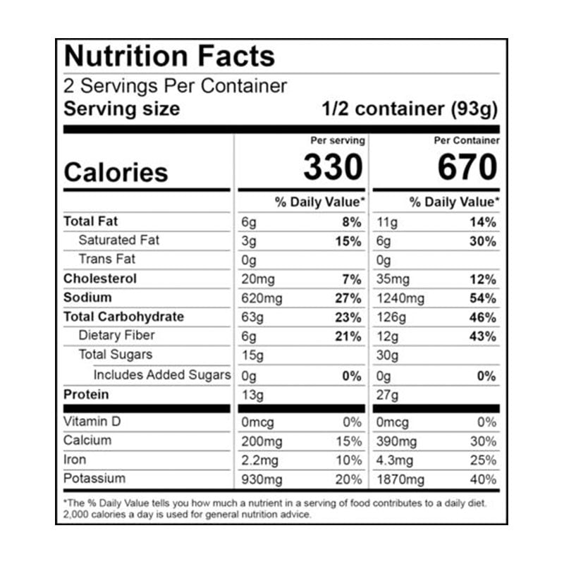 Good To Go New England Corn Chowdah - 2 Servings - Extreme Outfitters