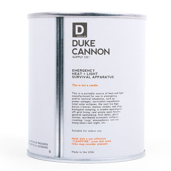 Duke Cannon Emergency Heat + Light: Campfire Duke Cannon