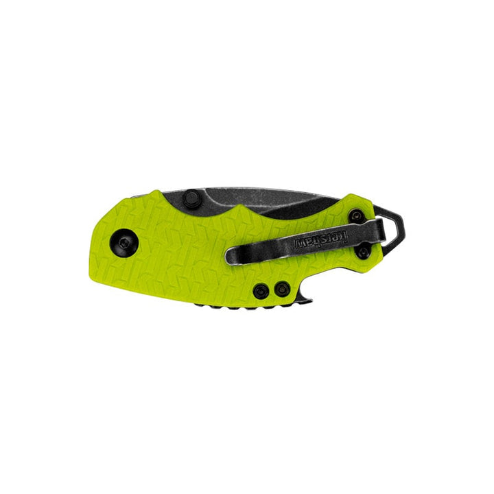 Shuffle Blackwash Plain Edge Lime Handle - Extreme Outfitters
